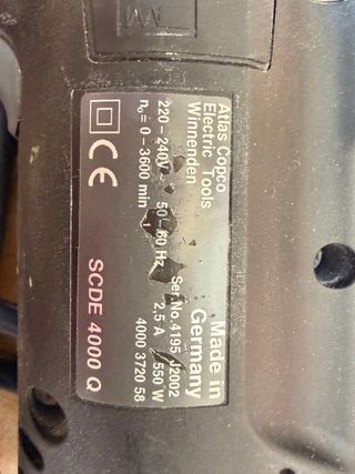 Atornillador Eléctrico Atlas Copco SCDE 4000 Q