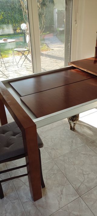 Tavolo da pranzo allungabile in legno massello