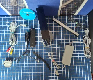 Wii RETROCOMPATIBLE ORIGINAL COMPLETA NEGRA