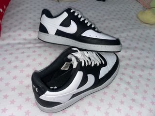 Nike Court Vision Low Originales Negro/Blanco