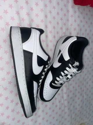 Nike Court Vision Low Originales Negro/Blanco