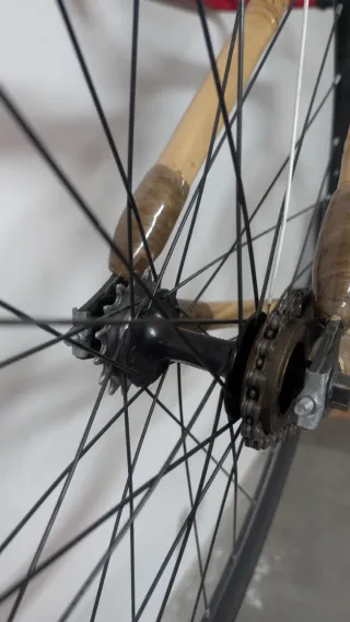 Bicicleta de bambú diseño único