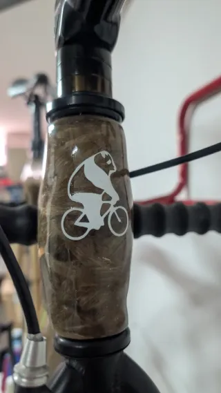 Bicicleta de bambú diseño único
