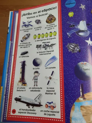 Busca y encuentra. Cosas que se mueven