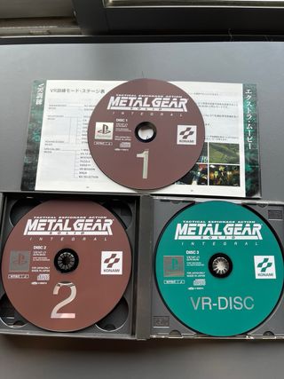 Metal Gear Solid Integral Japón PS1
