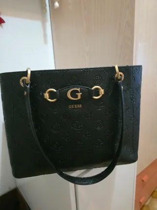 Bolso Guess Negro Logo G