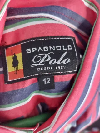 Camisa niño Spagnolo rayas talla 12
