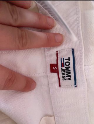 Peto vaquero Tommy Hilfiger blanco