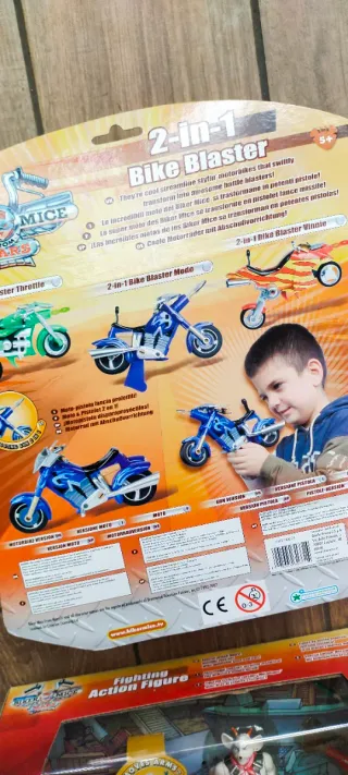 Biker Mice da Marte Moto e Action Figure