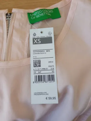 Camisa rosa sin estrenar talla Xs