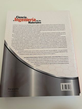 Ciencia e ingeniería de los materiales