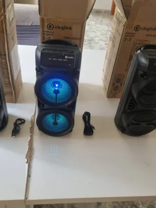 Altavoz Cinglink Bluetooth 12h Batería, carga USB