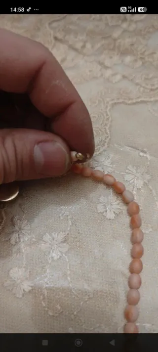 Collana Corallo Pelle D'Angelo