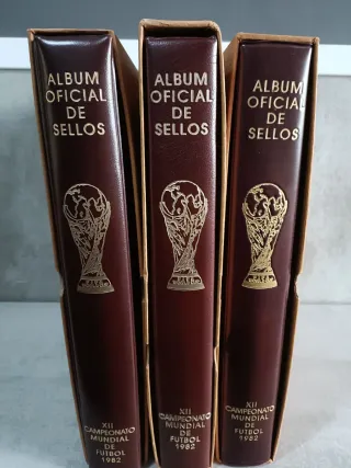 Álbumes Sellos Mundial Fútbol España 1982