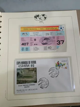 Álbumes Sellos Mundial Fútbol España 1982