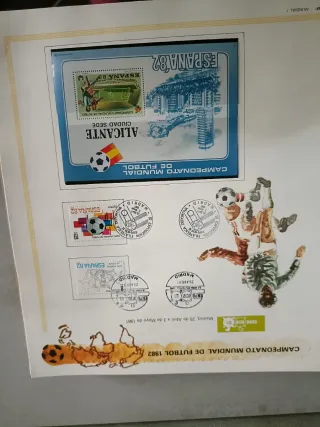 Álbumes Sellos Mundial Fútbol España 1982