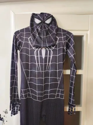 Disfraz Spiderman Negro para 1.70 CMS.