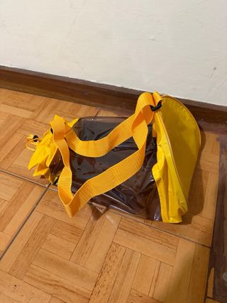 Mochila Siemens Vintage Transparente Amarilla