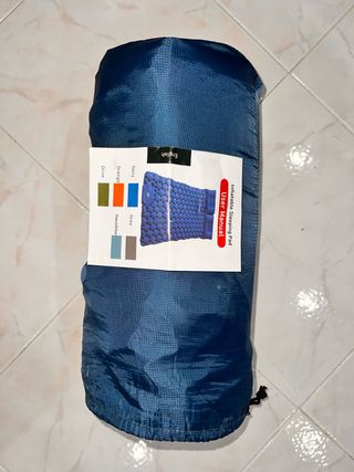 Materasso gonfiabile campeggio blu