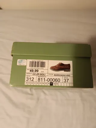 Zapatos niño ante cordones