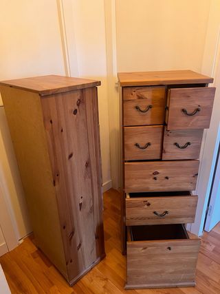 Cajoneras de pino macizo