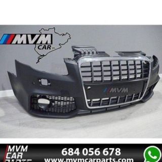 Paragolpes delantero Audi A4 B7 look S4 con parril