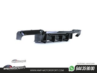 DIFUSOR TRASERO LOOK M5 EN NEGRO BRILLANTE PARA BMW SERIE 5 F10/F11 + COLAS TITANIO