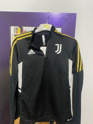 Sudadera Adidas Juventus Negra y Dorada