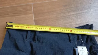 Gonna in velluto blu