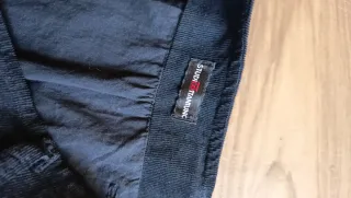 Gonna in velluto blu