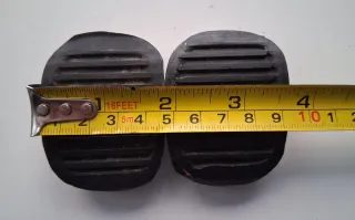 2 Gomas Pedales Coche Antiguo