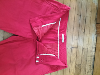 Pantalón Rojo Easy Wear Talla 44 Mujer