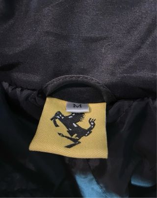 Chaqueta Bomber Ferrari Talla M Parches Bordados
