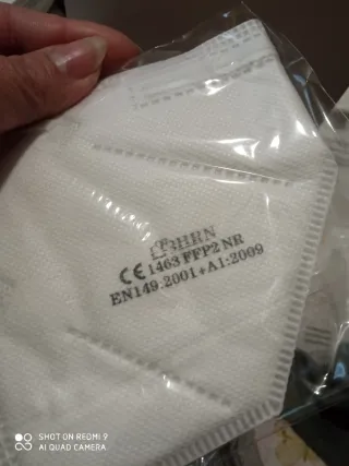 Confezione mascherine monouso ffp2
