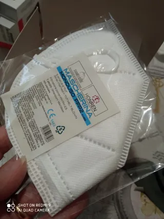 Confezione mascherine monouso ffp2