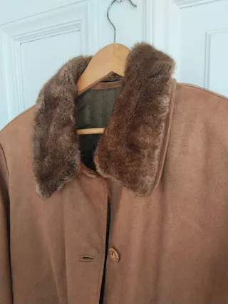 Chaqueta Ante Vintage Marrón