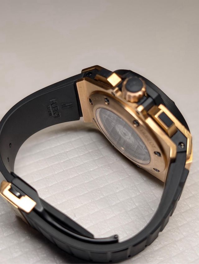 Hublot King Power Diamantes Oro Negro FULL SET.