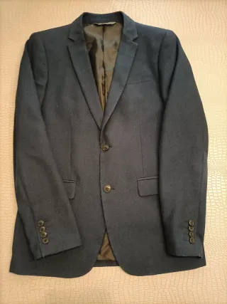 Giacca uomo Zara blu taglia 48
