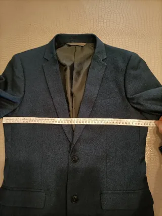 Giacca uomo Zara blu taglia 48
