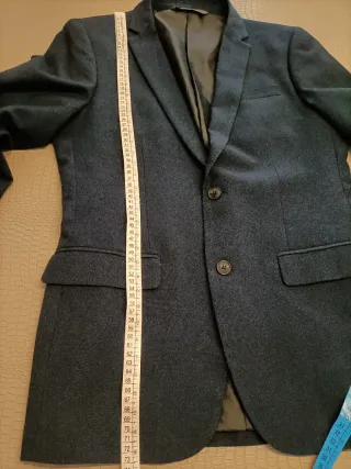 Giacca uomo Zara blu taglia 48