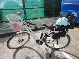 Bicicleta Eléctrica Mujer Blanca