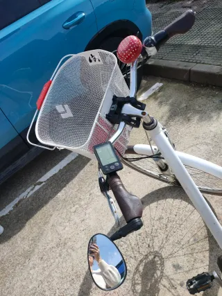 Bicicleta Eléctrica Mujer Blanca