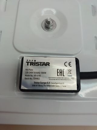 Hornillo eléctrico 1000W 15 cm portátil – Tristar