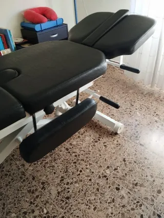 Lote camilla masaje hidraulica y lámpara infrarojo