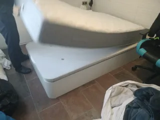 Cama canapé individual grande