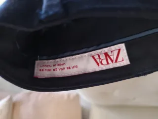 Pantalón de vestir azul marino Zara