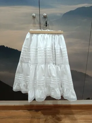 Enaguas Fallera Niña Blancas