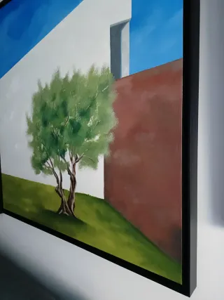 Cuadro moderno pintura al óleo