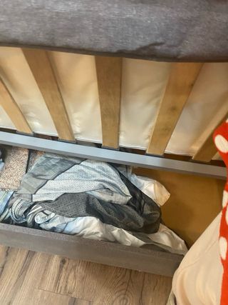 Sofá Cama Gris Tela