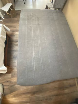 Sofá Cama Gris Tela